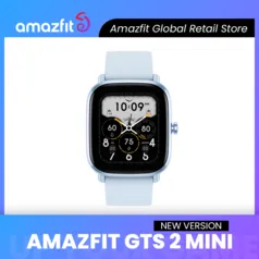 Smartwatch amazfit gts 2 mini nova versão  sono monitoram