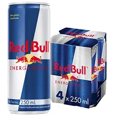 [LEVE 10] Pack de 4 Latas Red Bull Energético, Energy Drink, 250ml