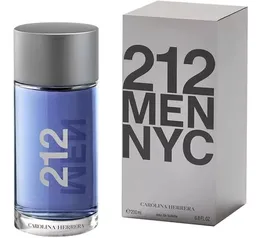 [Cartão MP R$451] Perfume Carolina Herrera 212 Men NYC EDT 200ml para Masculino