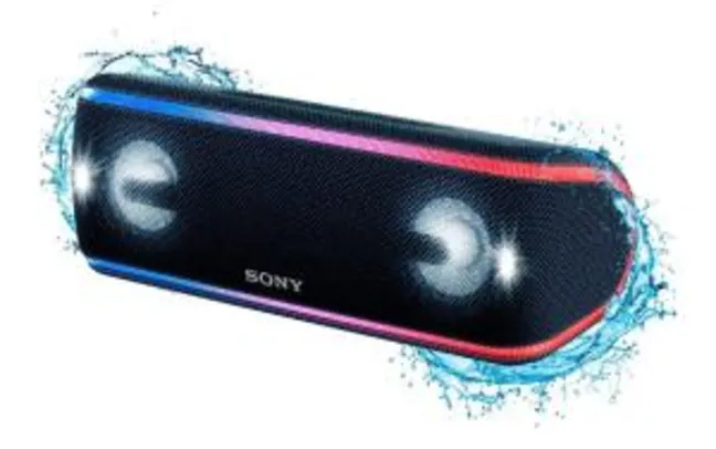 Caixa de som sem fios SRS-XB41, com Extra Bass, Iluminação multicolorida, efeitos sonoros, com design a prova d'água e poeira - R$639