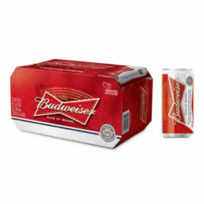 [Empório da cerveja] Cerveja Budweiser Lata 269 ml Caixa 8 un(compre 4 e pague 3) - R$ 23,12