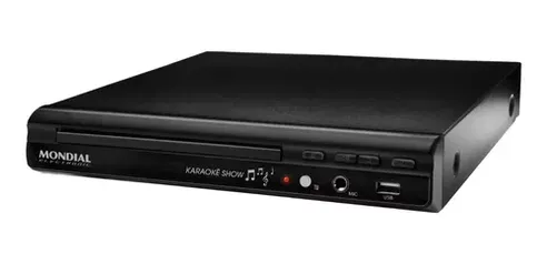 Aparelho de Vídeo Dvd Player D-20 Karaokê Mp3 Usb Il Mondial Bivolt