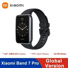 [Moedas R$129] SmartWatch Xiaomi Mi Band 7 Pro Versão Global Com GPS Integrado - Tela Amoled