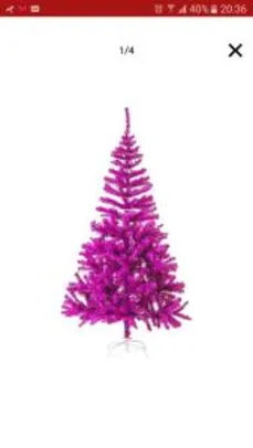 Árvore Tradicional Roxa 1,8M - Christmas Traditions | R$40
