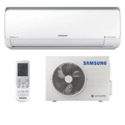 [CC shoptime] Ar Condicionado Split Inverter Samsung Digital 8-polos | R$1.595