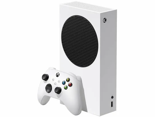 Xbox Series S 2020 Nova Geração 512GB SSD - 1 Controle Branco Microsoft Lançamento | R$2.660