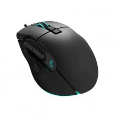 Mouse Gamer DeepCool MG350, LED Ciano, 16000 DPI, 8 Botões Programáveis, Black, R-MG350-BKDUNN-G