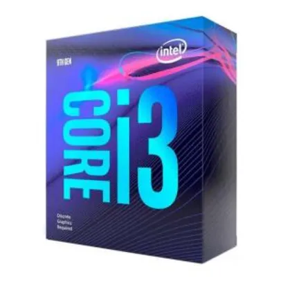 Processador Intel Core i3-9100F Coffee Lake, Cache 6MB, 3.6GHz R$ 480