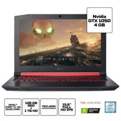 Notebook Gamer Aspire 1TB + SSD 128GB