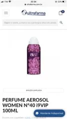 Perfume Aerosol Women N°40 i9VIP 100ml | R$ 4