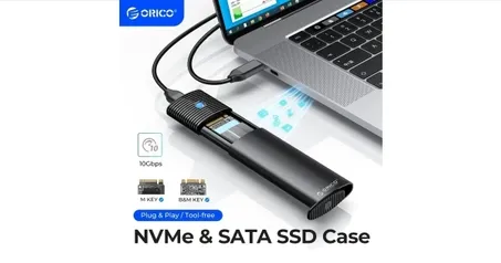 Case SSD com dissipador de metal 10 gbs 