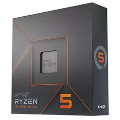 Processador AMD Ryzen 5 7600X, 5.3GHz  Max Turbo, Cache 38MB, AM5, 6 Núcleos, Vídeo Integrado - 100-100000593WOF