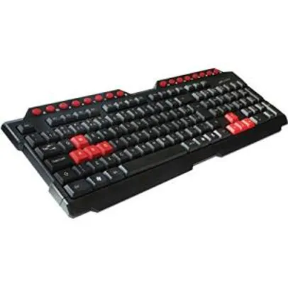 PRIME | Teclado USB Game KG-10BK, C3TECH | R$ 34