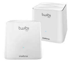 Kit 2 - Roteador Wi-Fi Intelbras Rede Mesh AC1200 Mbps Dual Band 2.4Ghz e 5.0Ghz Bivolt - twibi giga