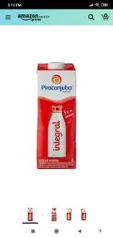 (Prime) Leite Integral Piracanjuba 1L - min 4 unid - R$3,99