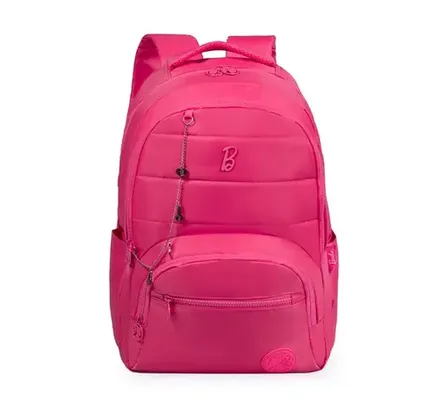 Mochila Escolar Feminina Barbie Rosa