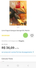 Livro Fogo & Sangue George R.R. Martin