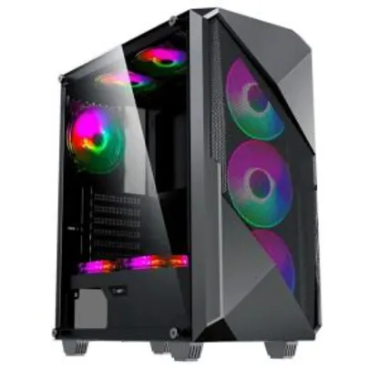 Gabinete gamemax revolt com 3 fans | R$ 307