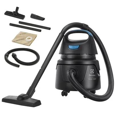 Aspirador água pó Electrolux compacto potente função sopro 1400W 12L total 5L útil protetor térmico AWD01 220v