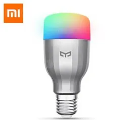 Xiaomi Yeelight AC220V RGBW E27 Smart LED Bulb - SILVER - R$ 61,11