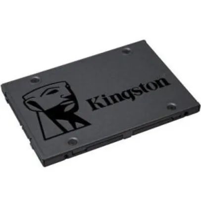 SSD Kingston A400, 960GB, SATA, Leitura 500MB/s, Gravação 450MB/s - R$840