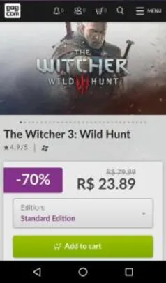 The Witcher 3: Wild Hunt - Standard Edition (PC)
