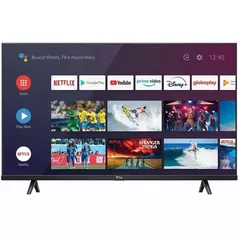 (AME 1.440 SC 1.392) Smart TV 43'' TCL LED Full HD 43S615 Android HDR Wi-Fi e Bluetooth Integrados