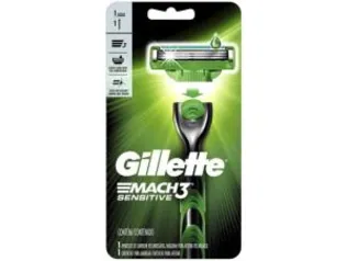 Gillette Mach3 Sensitive - Aparelho de Barbear por R$ 10