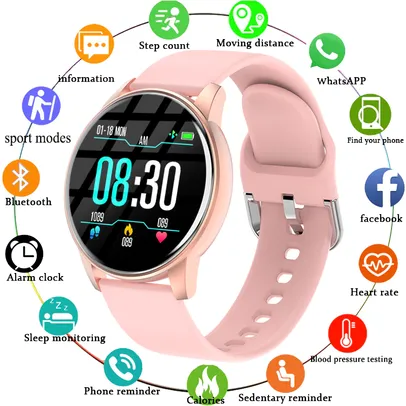 Smartwatch monitor de freqüência cardíaca | R$102