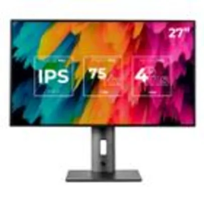 Monitor Profissional Pichau Perseus Pro, 27 Pol. IPS, QHD, 100% sRGB, 10Bits, 75Hz