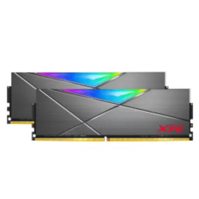 Memória DDR4 XPG Spectrix D50, 16GB (2x8GB), 3600Mhz, CL18, RGB, Gray, AX4U360016G18I-DT50