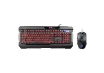 Kit Teclado e Mouse Thermaltake Commander Combo/Multi Backlit