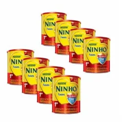 Compre 8 Unidades de Nestlé Composto Lácteo Ninho Fases 1+ 800g - Ganhe Desconto por R$ 145