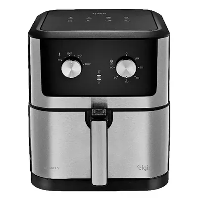 Fritadeira Elétrica Air Fryer Elgin Chrome Fry 8L1900W