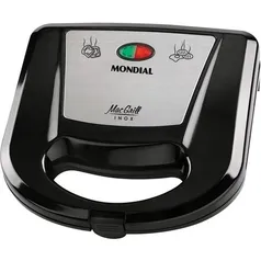 [REEMBALADO] Grill E Sanduicheira Mac Grill Inox S-11 220V | R$39