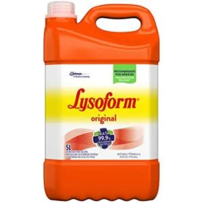 Desinfetante Lysoform Bruto Original 5 Litros | R$ 28