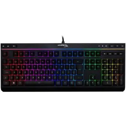 Teclado Gamer HyperX Alloy Core, RGB, ABNT2 - HX-KB5ME2-BR | R$329