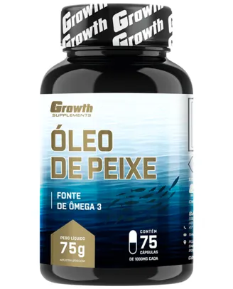 Óleo de Peixe - Ômega 3 (75 Softgel) - Growth Supplements 