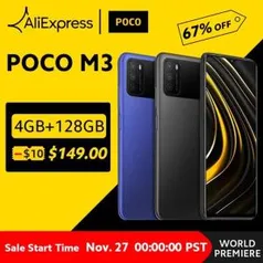 POCO M3 4GB 128GB Versão Global