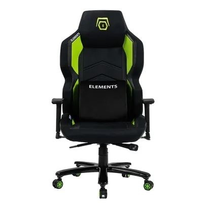 (CC SUB: R$ 1498) Cadeira Gamer Elements Magna - Preta e Verde