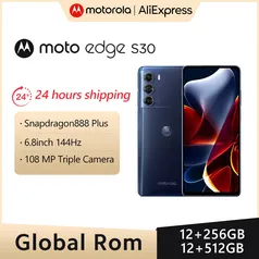 Smartphone Motorola Moto Edge S30 256GB 12GB 5G Tela 6.8" ROM Global