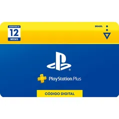 Cartao Digital Playstation Plus 12 Meses