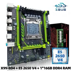 ZSUS-X99 Motherboard Kit, Xeon E5 2650 V4 (imposto incluso)