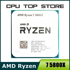 Amd Ryzen 7 5800x R7 5800x 3.8ghz Oito-núcleo 16-thread Processador Cpu 7nm 