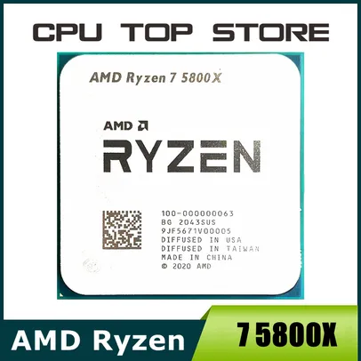 Amd Ryzen 7 5800x R7 5800x 3.8ghz Oito-núcleo 16-thread Processador Cpu 7nm 