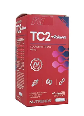 Tc2 Actmove Colágeno Tipo 2 Articulações (60 Caps) Nutrends