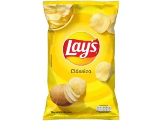 [Cliente Ouro] {Magalu APP} Salgadinho Batata Classica 96g Lays 3 por 2 - R$4