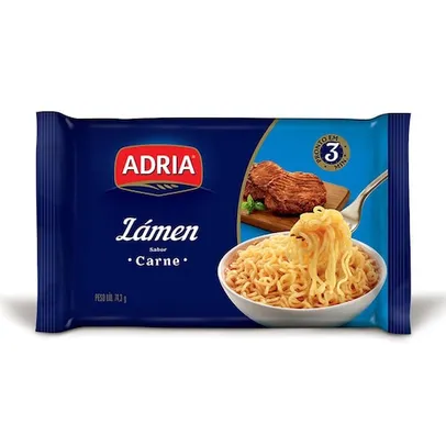 Adria Macarrão Instantâneo Carne 74,3G