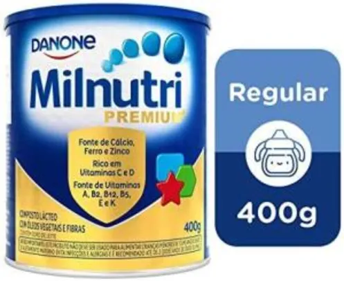 Saindo por R$ 17: PRIME, Composto Lácteo Milnutri Premium Danone Nutricia 400g | Pelando