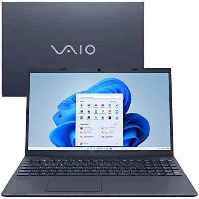 Notebook VAIO FE15, 15.6'' FHD, 10th, Intel Core i3, 8GB 512GB SSD, Windows 11, Chumbo Escuro - B269